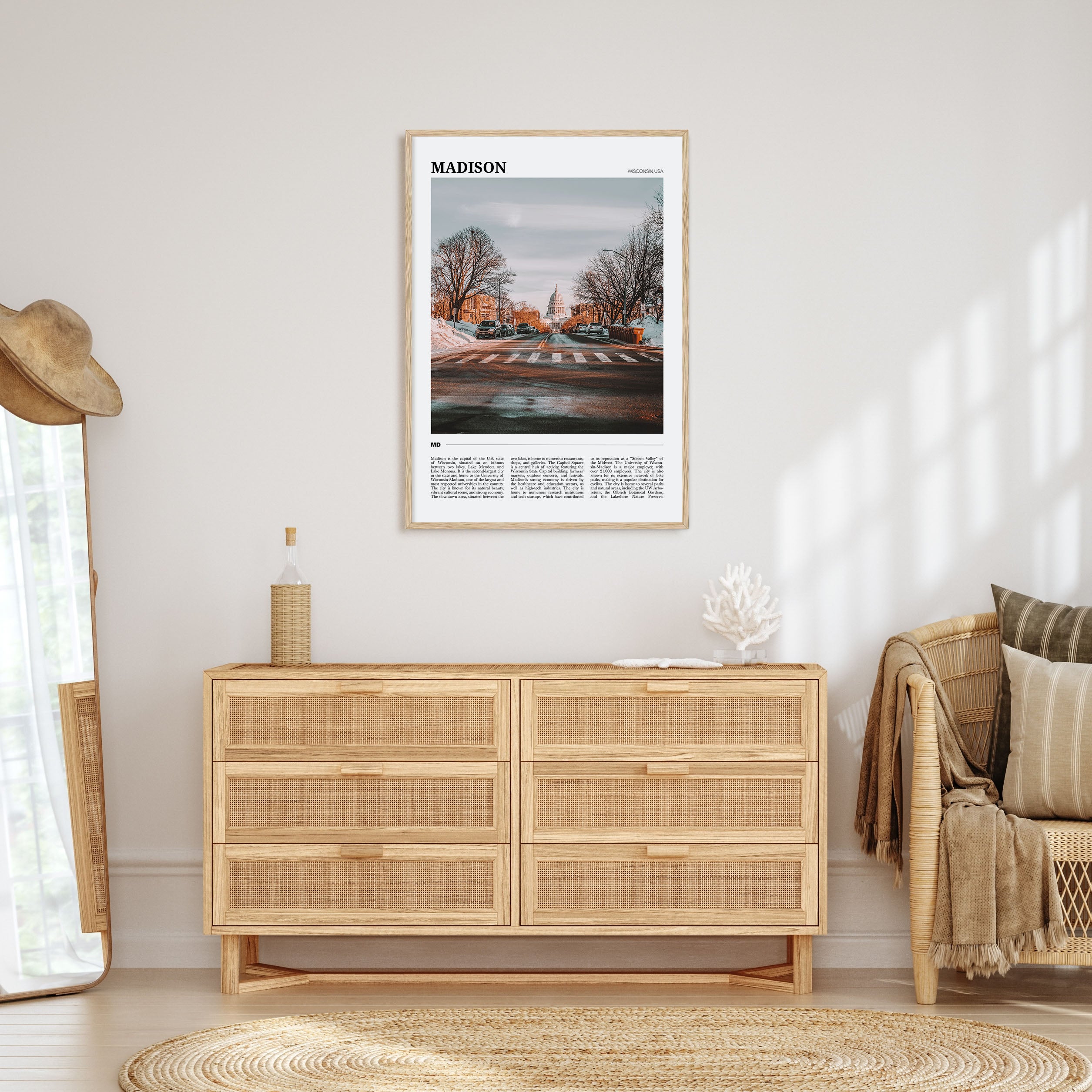 Madison Travel Color Poster