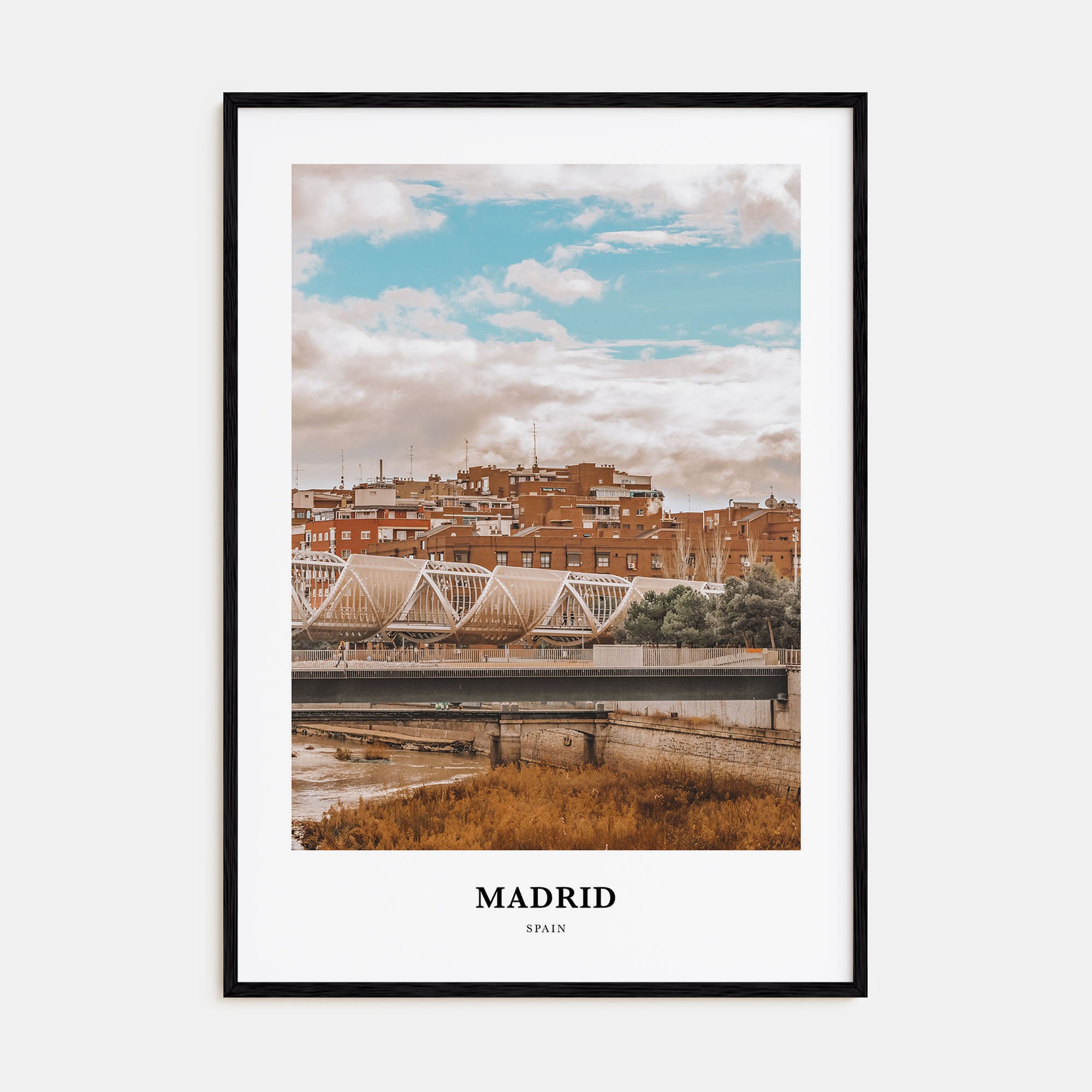 Madrid Portrait Color No 2 Poster