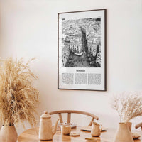 Madrid Print Black and White No 2, Madrid Wall Art, Madrid Poster, Madrid Photo, Madrid Wall Decor, City Art Print, Spain, España