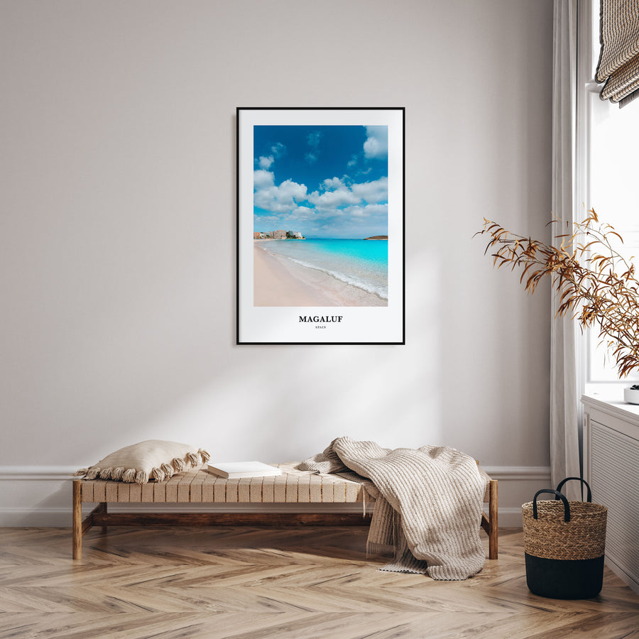 Magaluf Portrait Color Poster
