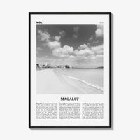 Magaluf Print Black and White, Magaluf Wall Art, Magaluf Poster, Magaluf Photo, Magaluf Wall Décor, Magaluf Map, Spain