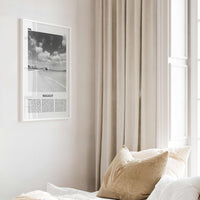 Magaluf Print Black and White, Magaluf Wall Art, Magaluf Poster, Magaluf Photo, Magaluf Wall Décor, Magaluf Map, Spain