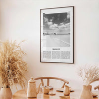 Magaluf Print Black and White, Magaluf Wall Art, Magaluf Poster, Magaluf Photo, Magaluf Wall Décor, Magaluf Map, Spain