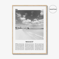 Magaluf Print Black and White, Magaluf Wall Art, Magaluf Poster, Magaluf Photo, Magaluf Wall Décor, Magaluf Map, Spain