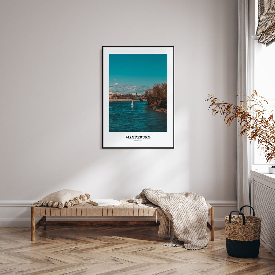 Magdeburg Portrait Color No 1 Poster
