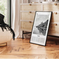 Mahe Print Black and White, Mahé Wall Art, Mahé Poster, Mahé Photo, Mahé Wall Décor, Mahé Map, Seychelles