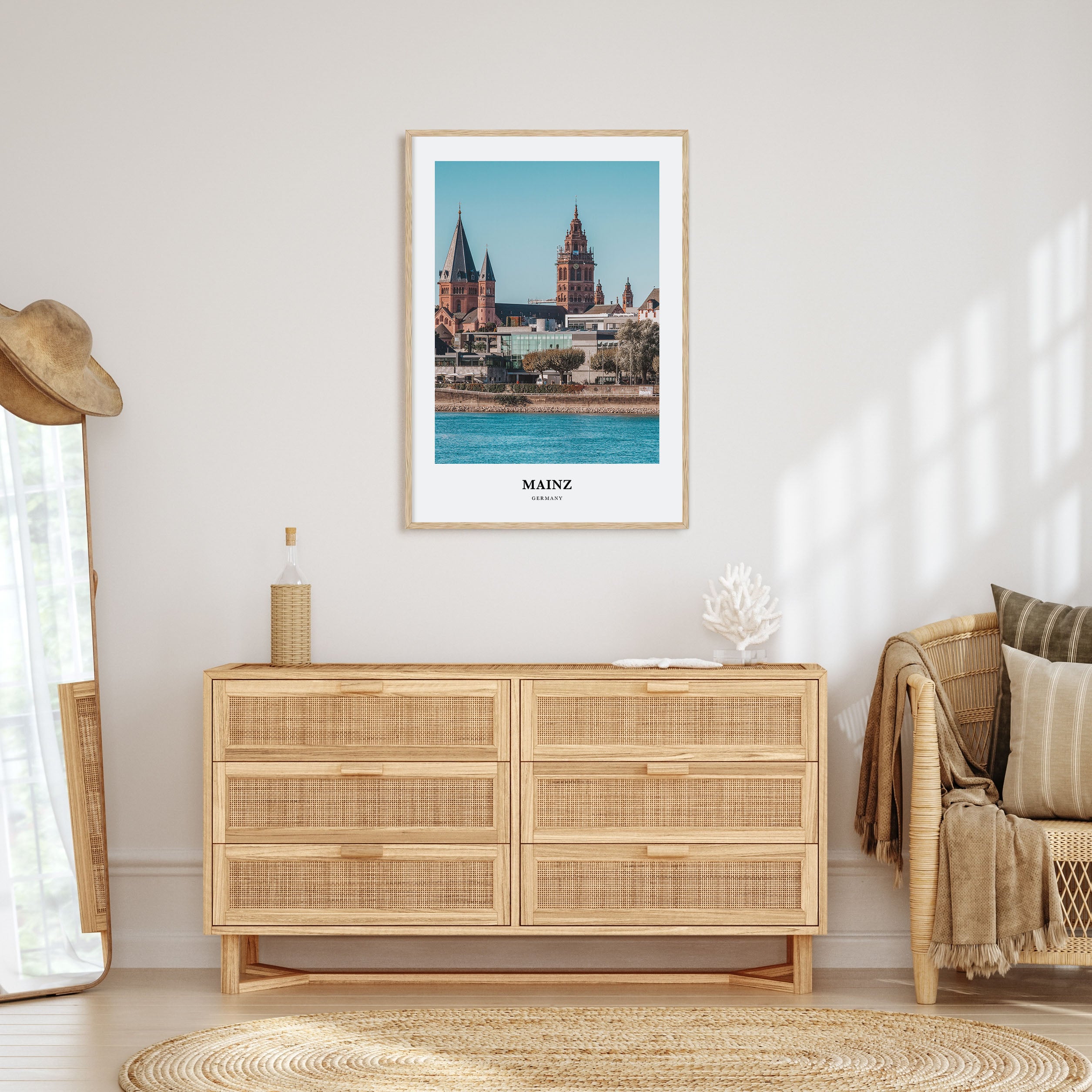 Mainz Portrait Color Poster