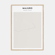 Majuro Map Portrait Poster
