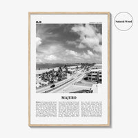 Majuro Print Black and White, Majuro Wall Art, Majuro Poster, Majuro Photo, Majuro Wall Décor, Majuro Map, Marshall Islands