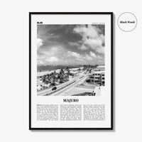 Majuro Print Black and White, Majuro Wall Art, Majuro Poster, Majuro Photo, Majuro Wall Décor, Majuro Map, Marshall Islands