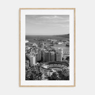 Málaga Photo B&W Poster