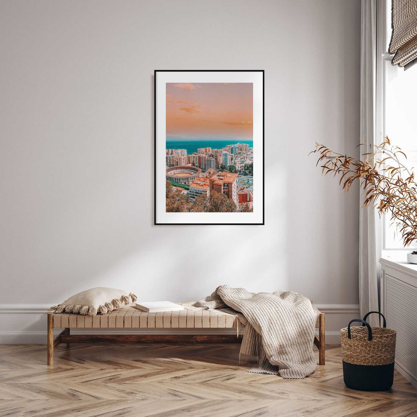 Málaga Photo Color Poster