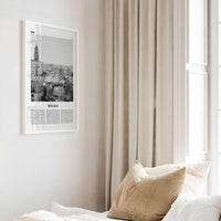 Malaga Print Black and White No 2, Malaga Wall Art, Malaga Poster, Malaga Photo, Malaga Wall Decor, City Print, Andalucia, Spain, España