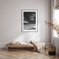 Maldives Photo B&W Poster