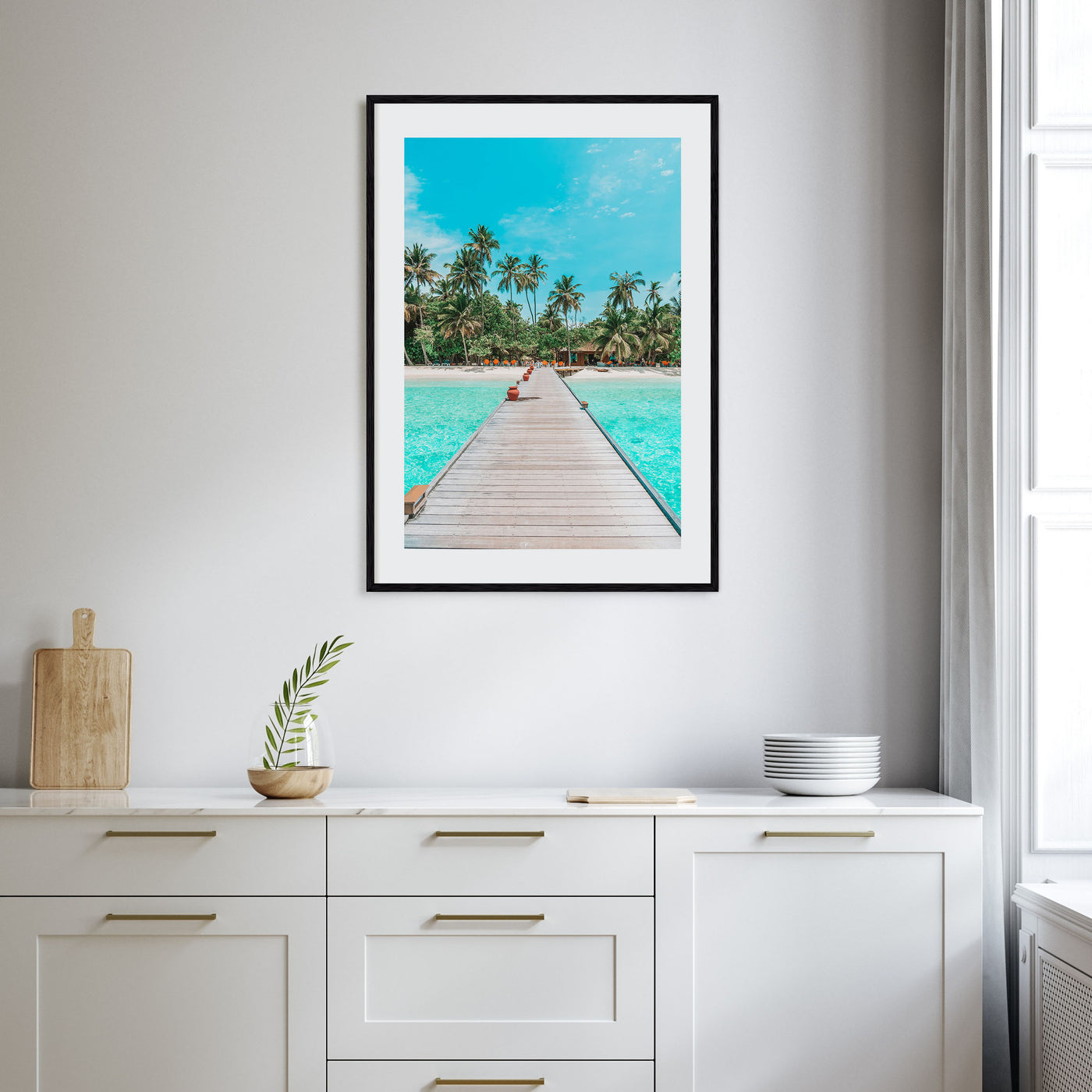 Maldives Photo Color Poster