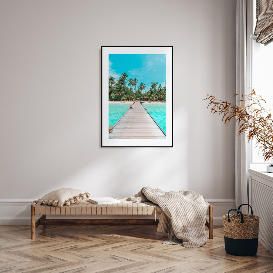 Maldives Photo Color Poster