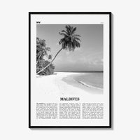 Maldives Print Black and White No 1, Maldives Wall Art, Maldives Poster, Maldives Photo, Maldives Wall Decor, Country Art Print, Malé Addu