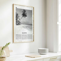 Maldives Print Black and White No 1, Maldives Wall Art, Maldives Poster, Maldives Photo, Maldives Wall Decor, Country Art Print, Malé Addu