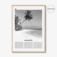 Maldives Print Black and White No 1, Maldives Wall Art, Maldives Poster, Maldives Photo, Maldives Wall Decor, Country Art Print, Malé Addu