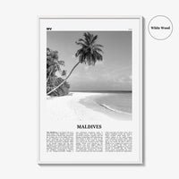 Maldives Print Black and White No 1, Maldives Wall Art, Maldives Poster, Maldives Photo, Maldives Wall Decor, Country Art Print, Malé Addu