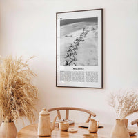 Maldives Print Black and White No 2, Maldives Wall Art, Maldives Poster, Maldives Photo, Maldives Wall Decor, Country Art Print, Malé Addu