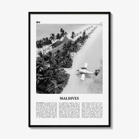 Maldives Print Black and White No 3, Maldives Wall Art, Maldives Poster, Maldives Photo, Maldives Wall Decor, Country Art Print, Malé Addu