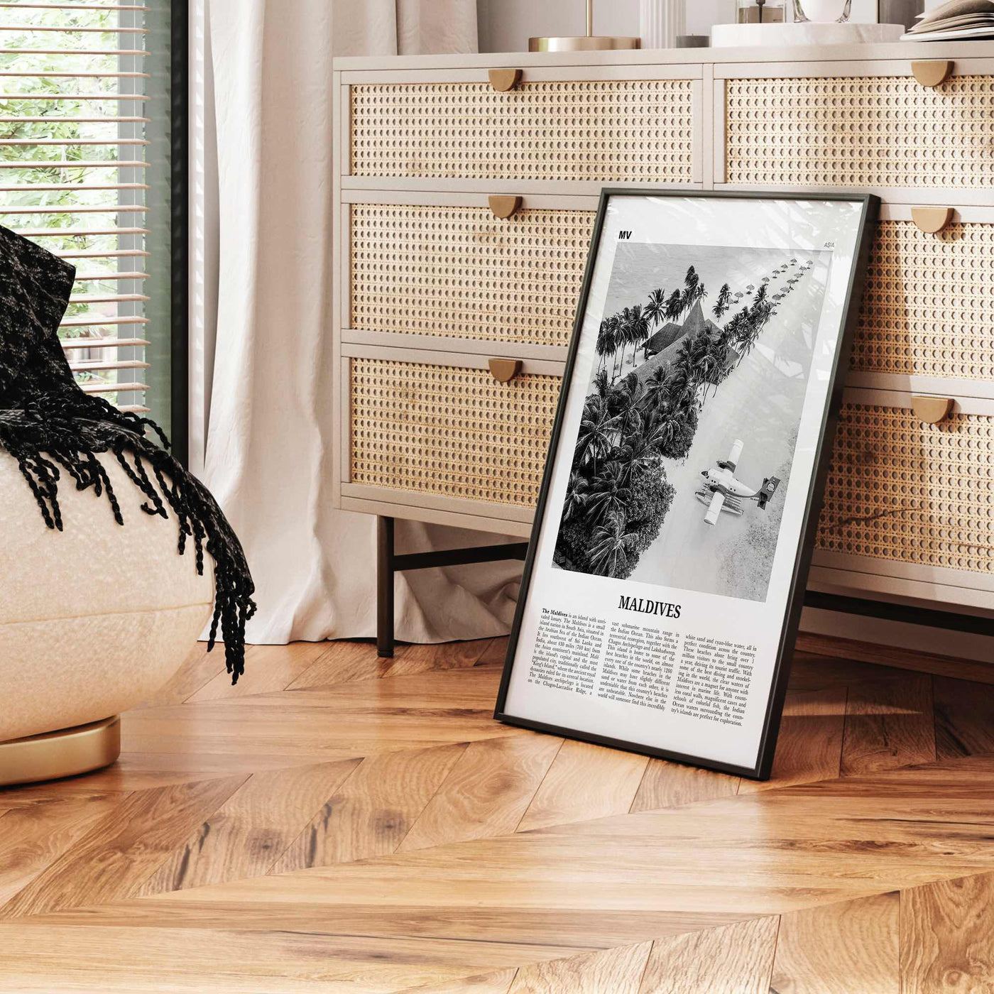 Maldives Print Black and White No 3, Maldives Wall Art, Maldives Poster, Maldives Photo, Maldives Wall Decor, Country Art Print, Malé Addu