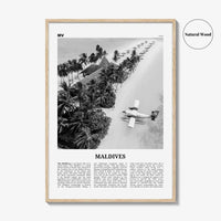 Maldives Print Black and White No 3, Maldives Wall Art, Maldives Poster, Maldives Photo, Maldives Wall Decor, Country Art Print, Malé Addu