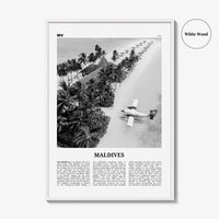 Maldives Print Black and White No 3, Maldives Wall Art, Maldives Poster, Maldives Photo, Maldives Wall Decor, Country Art Print, Malé Addu