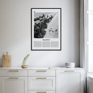 Maldives Travel B&W No 3 Poster