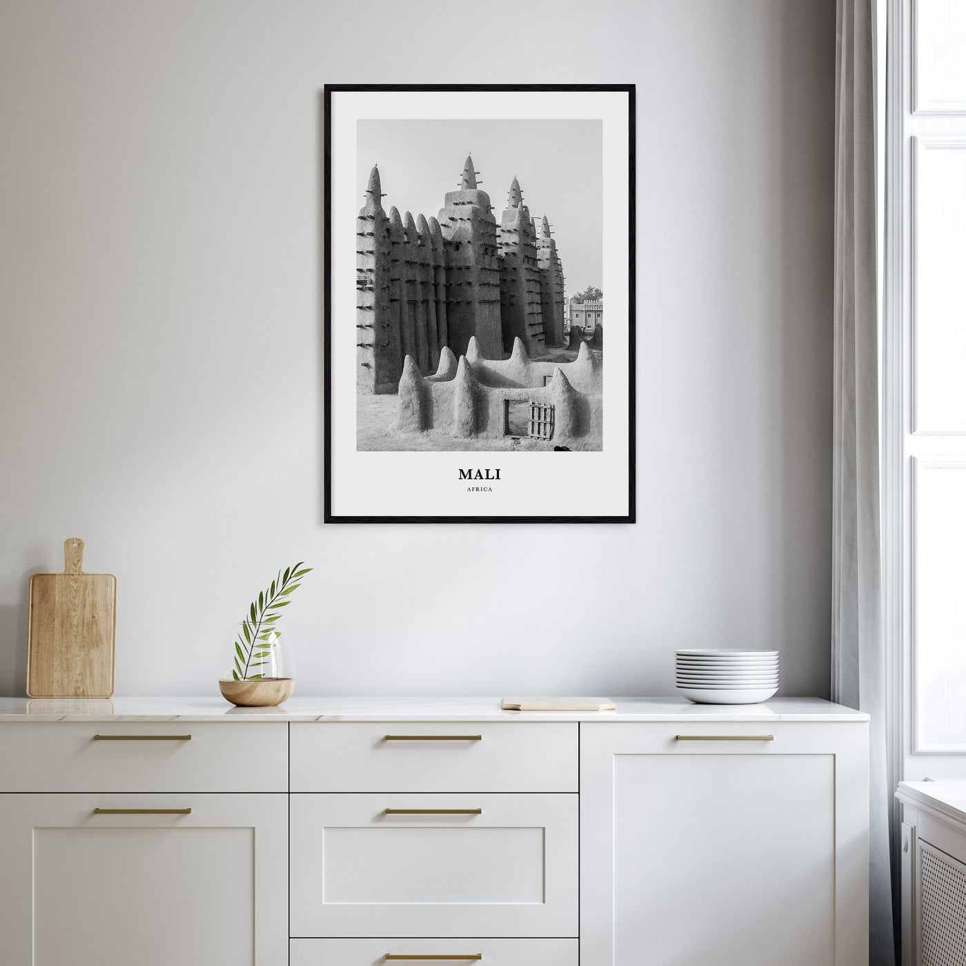 Mali Portrait B&W Poster