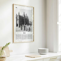 Mali Print Black and White, Mali Wall Art, Mali Poster, Mali Photo, Mali Wall Decor, Country Art Print, Africa, Bamako