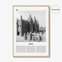 Mali Print Black and White, Mali Wall Art, Mali Poster, Mali Photo, Mali Wall Decor, Country Art Print, Africa, Bamako