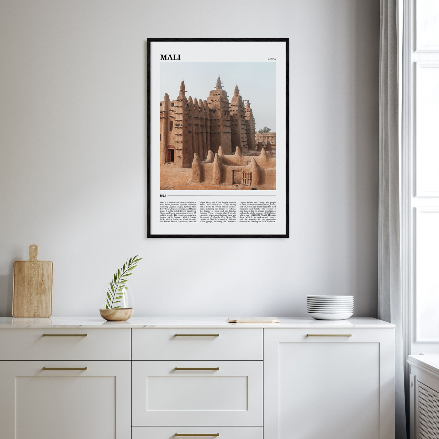 Mali Travel Color Poster
