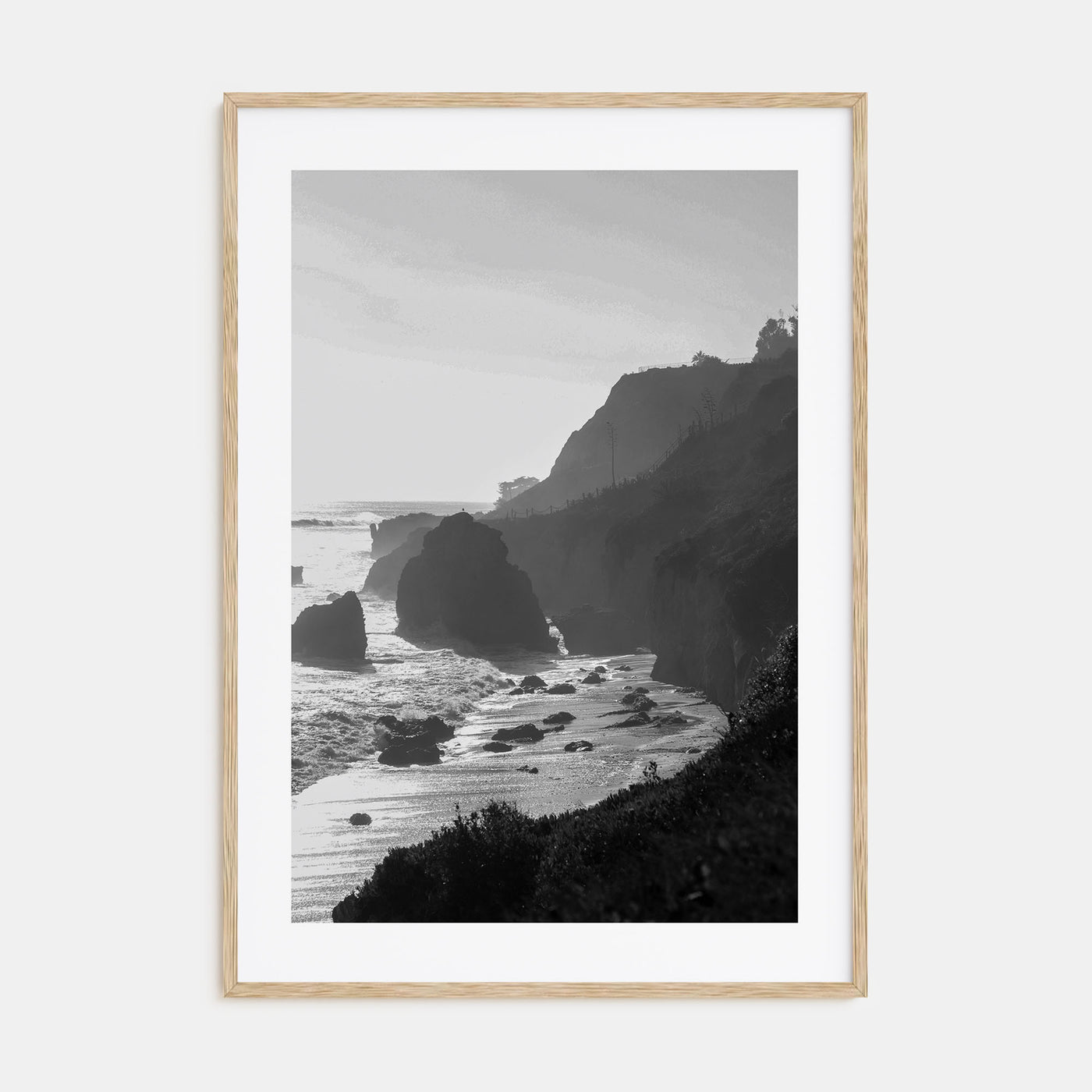 Malibu Photo B&W No 2 Poster