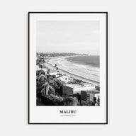 Malibu Portrait B&W No 2 Poster