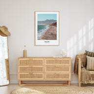 Malibu Portrait Color Poster