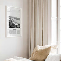 Malibu Print Black and White No 2, Malibu Wall Art, Malibu Poster, Malibu Photo, Malibu Wall Decor, California, USA, United States