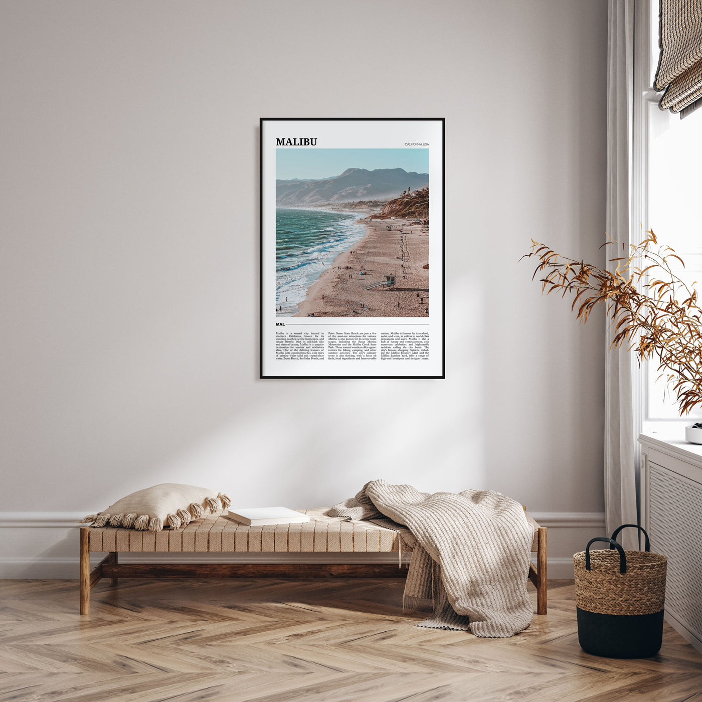 Malibu Travel Color Poster