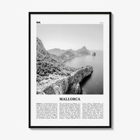 Mallorca Print Black and White No 1, Mallorca Wall Art, Mallorca Poster, Mallorca Photo, Spain, Majorca, Balearic Islands, Palma, España