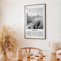 Mallorca Print Black and White No 1, Mallorca Wall Art, Mallorca Poster, Mallorca Photo, Spain, Majorca, Balearic Islands, Palma, España