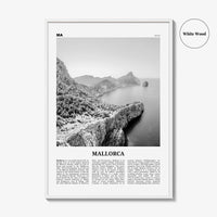 Mallorca Print Black and White No 1, Mallorca Wall Art, Mallorca Poster, Mallorca Photo, Spain, Majorca, Balearic Islands, Palma, España