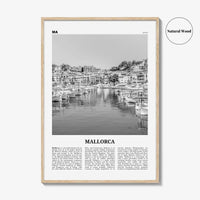 Mallorca Print Black and White No 2, Mallorca Wall Art, Mallorca Poster, Mallorca Photo, Spain, Majorca, Balearic Islands, Palma, España