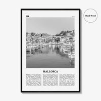 Mallorca Print Black and White No 2, Mallorca Wall Art, Mallorca Poster, Mallorca Photo, Spain, Majorca, Balearic Islands, Palma, España