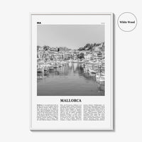 Mallorca Print Black and White No 2, Mallorca Wall Art, Mallorca Poster, Mallorca Photo, Spain, Majorca, Balearic Islands, Palma, España