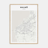 Malmö Map Portrait Poster