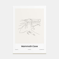 Mammoth Cave Drawn Poster