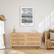 Mammoth Lakes Portrait B&W Poster