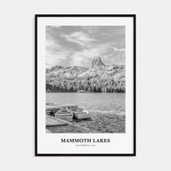 Mammoth Lakes Portrait B&W Poster