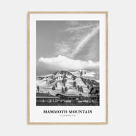Mammoth Mountain Portrait B&W Poster